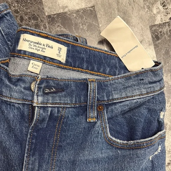 Abercrombie 90s straight leg jeans - Picture 2 of 6